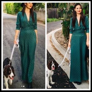 NWT Happy X Nature Celeste Polka Dot Maxi